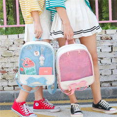 Women's School Bag for Teenage Girls Waterproof Leather Backpack