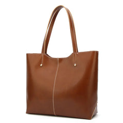Oil Wax Pack Single Shoulder Bag Soft Handbag