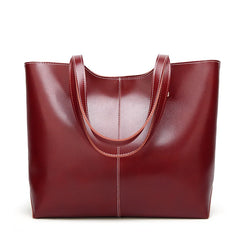 Oil Wax Pack Single Shoulder Bag Soft Handbag