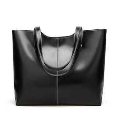 Oil Wax Pack Single Shoulder Bag Soft Handbag