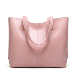 Oil Wax Pack Single Shoulder Bag Soft Handbag