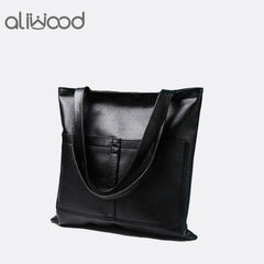Women's PU Leather Shoulder Bag Large Capacity Tote