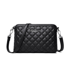 Autumn Solid Shoulder Handbags Female Travel Cross Body Bag Small PU Leather
