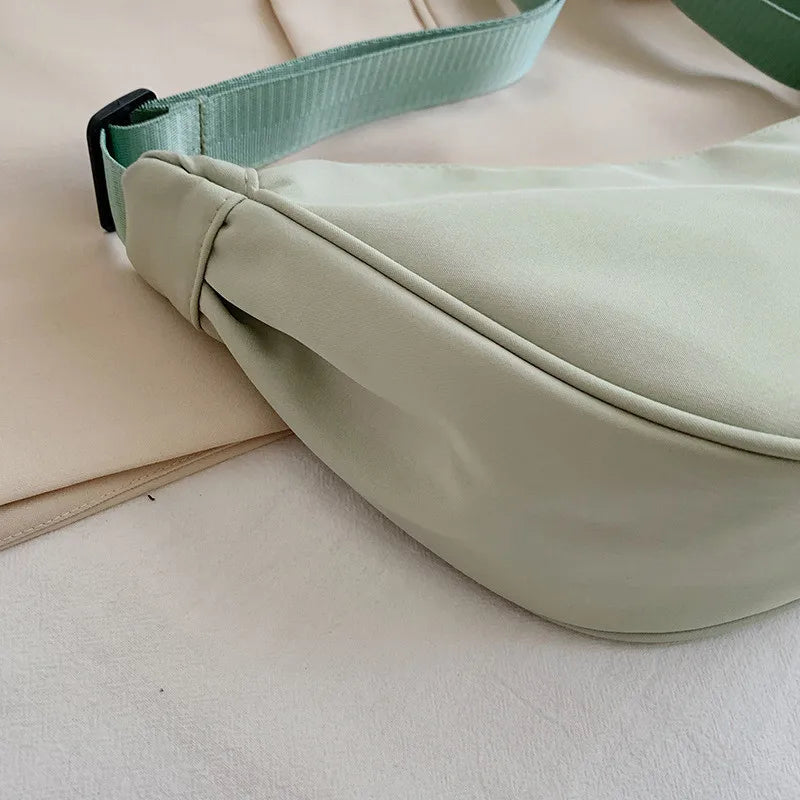 Nylon Dumpling Bag Women's One Shoulder Messenger Waist Bag