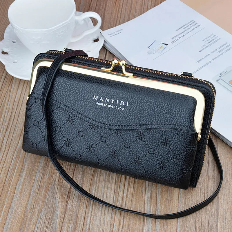 Women's PU Handbag Crossbody Bag Purse Clutch Wallet Shoulder Bag