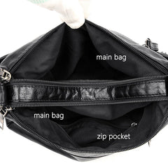 Retro Soft Leather Ladies Shoulder Packet Handbag