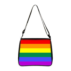 Rainbow Flag Printed Tote Bag Harajuku Shopper Handbag Lady Canvas Bag
