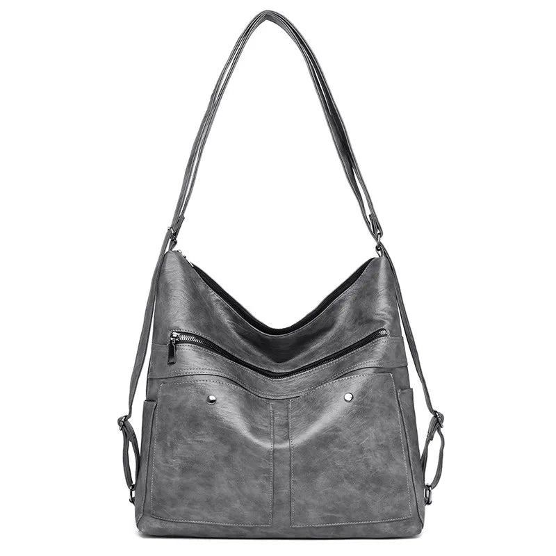 Leather Shoulder Bag Crossbody High Capacity Women Handbag