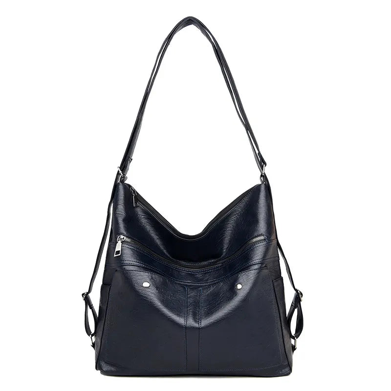 Leather Shoulder Bag Crossbody High Capacity Women Handbag