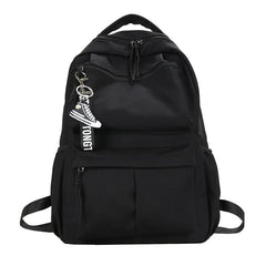 Solid Women's Backpack School Bags For Teenagers Girls