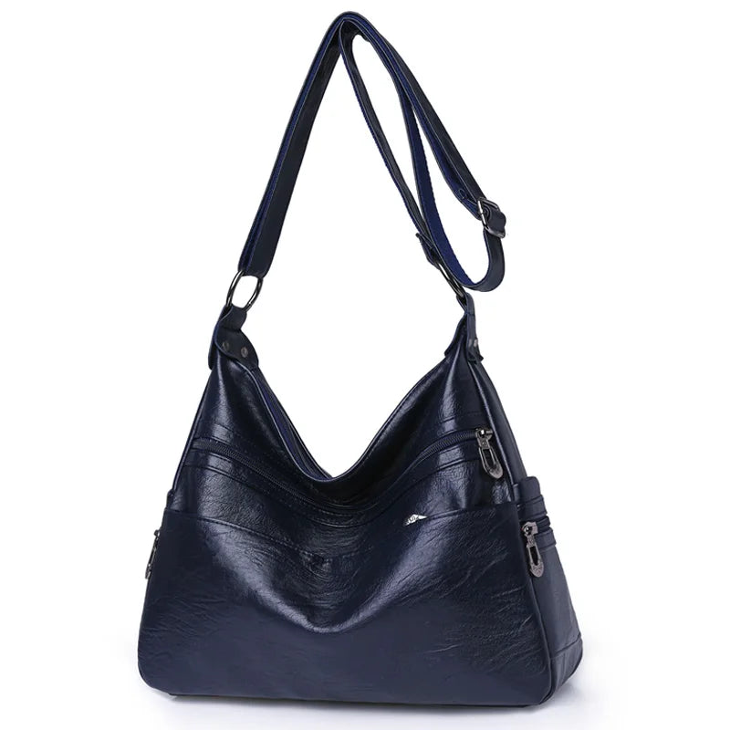 Soft Women Messenger Bags Totes Crossbody Bags Solid Shoulder Bags