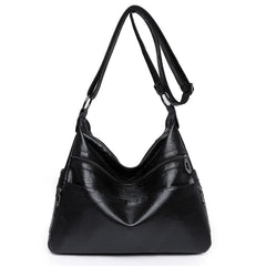 Soft Women Messenger Bags Totes Crossbody Bags Solid Shoulder Bags