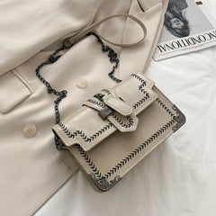 Spring Women's Texture Shoulder Bag Crossbody Messenger Handbags Purses