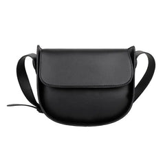 Spring Small Square Saddle Bag PU Leather Retro Lady Handbag