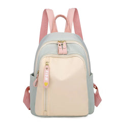 Spring Women's Nylon Backpack Splash Proof Travel Bag