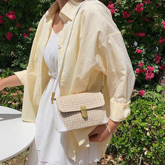Summer Style Straw Small Shoulder Bag for Women