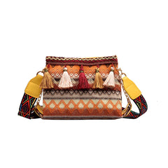 Summer Women's Shoulder Diagonal Bag Ethnic Style Small Square Pack Female...