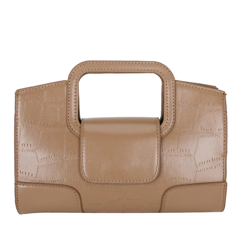 Summer Retro Women Bag PU Leather Handbags Shoulder Bag Small Flap
