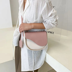 Summer Solid Handbags For Women High Pu Leather Ladies Shoulder Bag