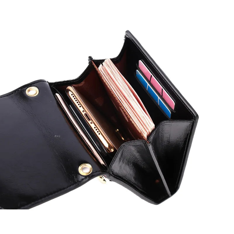 Summer Women's Shoulder Bag Small Flap Crossbody Phone Bag PU Leather Handbags