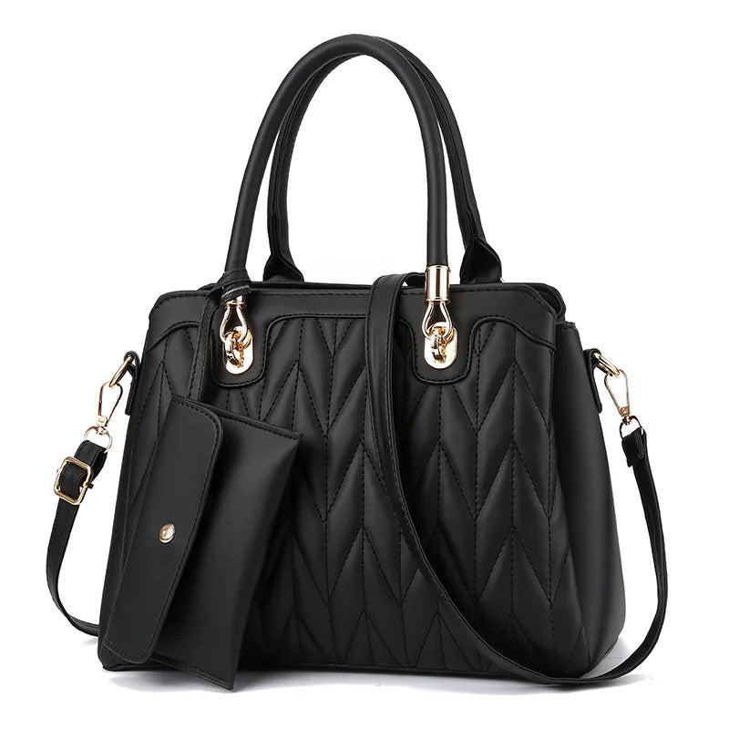 Summer Thread Rhombus Tote Handbag Large Capacity Shoulder Messenger Bag