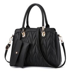 Summer Thread Rhombus Tote Handbag Large Capacity Shoulder Messenger Bag