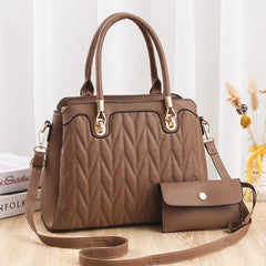 Summer Thread Rhombus Tote Handbag Large Capacity Shoulder Messenger Bag