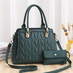 Summer Thread Rhombus Tote Handbag Large Capacity Shoulder Messenger Bag