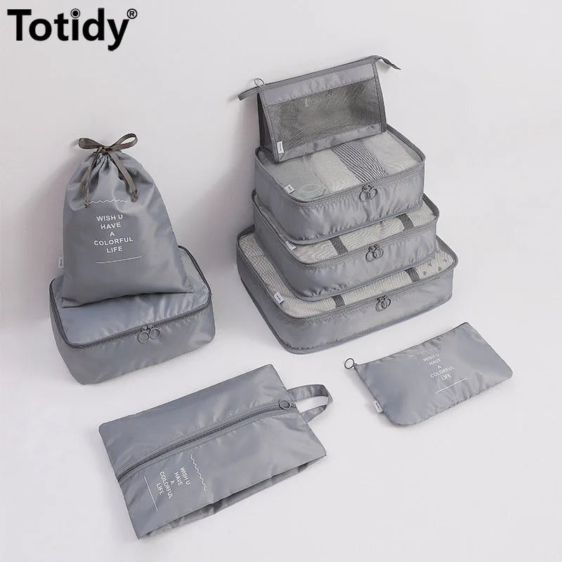 Travel Bags Clothes Shoe Underwear Organizer Storage Luggage Cube