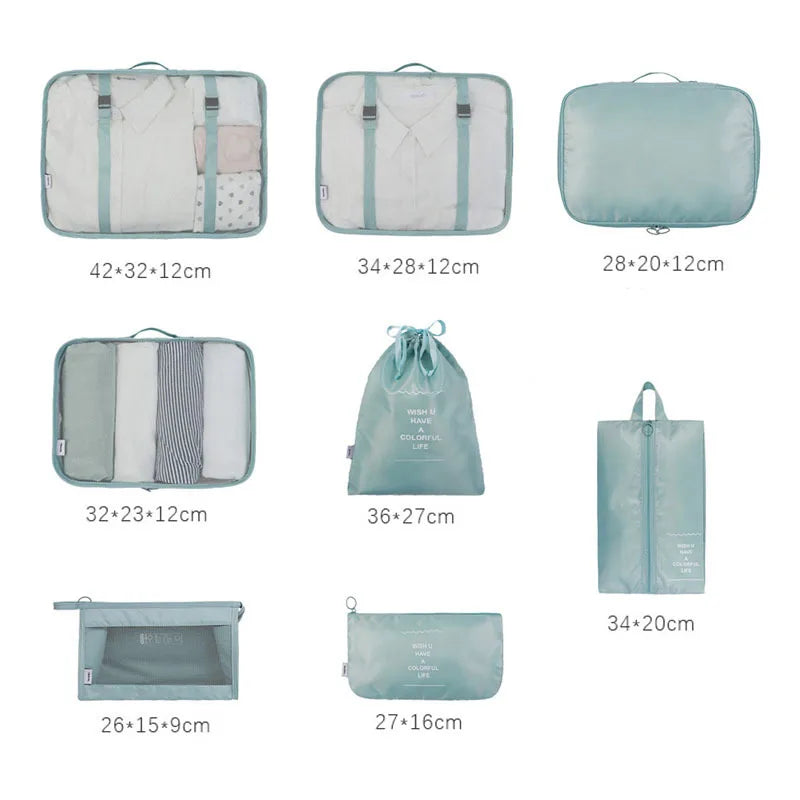 Travel Bags Clothes Shoe Underwear Organizer Storage Luggage Cube