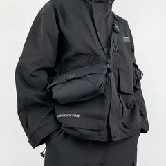 Waterproof Nylon Messenger Bag Youth Crossbody Shoulder Bag
