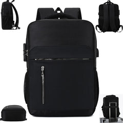 Vintage College Student USB Backpack 15.6 Laptop Notebook Backpacks Safety