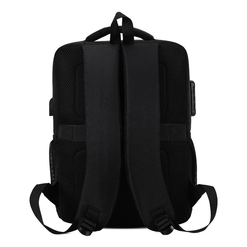 Vintage College Student USB Backpack 15.6 Laptop Notebook Backpacks Safety