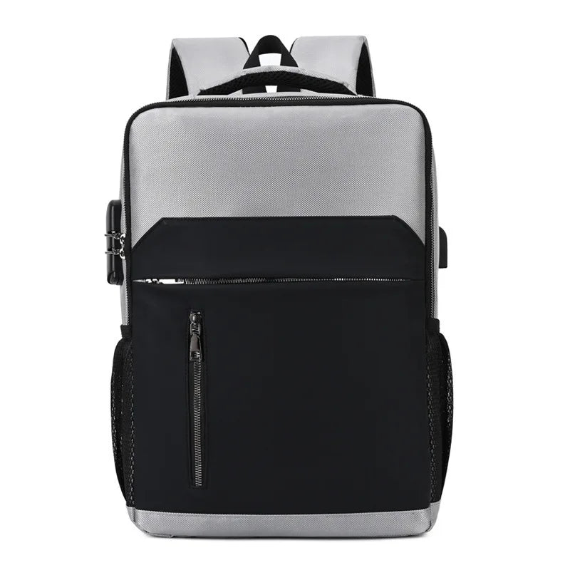 Vintage College Student USB Backpack 15.6 Laptop Notebook Backpacks Safety