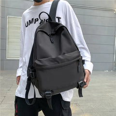 Waterproof Nylon College School Travel Backpack Shoulder Bag