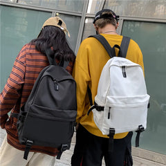 Waterproof Nylon College School Travel Backpack Shoulder Bag