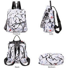Waterproof Oxford Girl Backpack for School Anti-Theft Bag