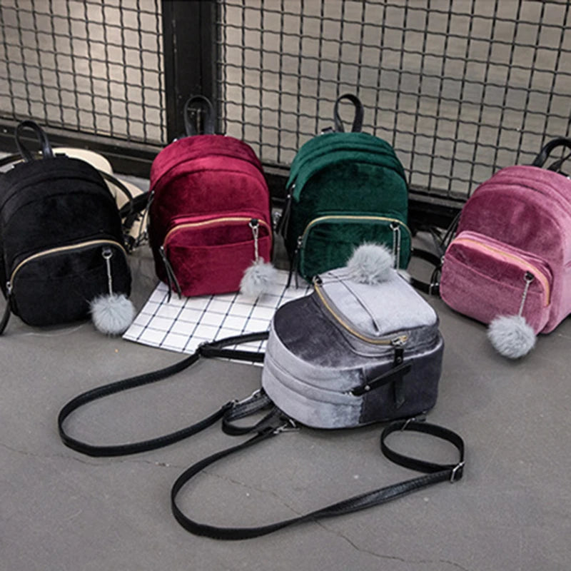 Women Backpack Youth Small Casual Backpacks Girls Vintage Laptop Bags
