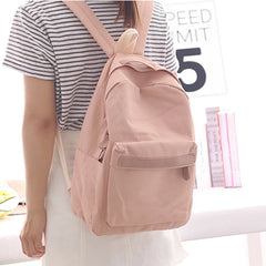 Canvas Backpacks Boys Shoulder School Bag Rucksack for Girls Travel Pack