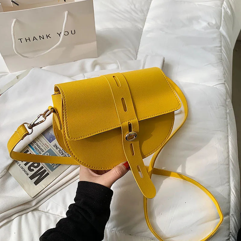 Women Shoulder Bags Classic PU Leather Handbag Female Retro Crossbody Bag