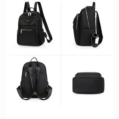 Women Oxford Cloth Backpack College Student School Backpack