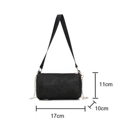 Rhinestone Crossbody Bag Small Totes Shoulder Handbag