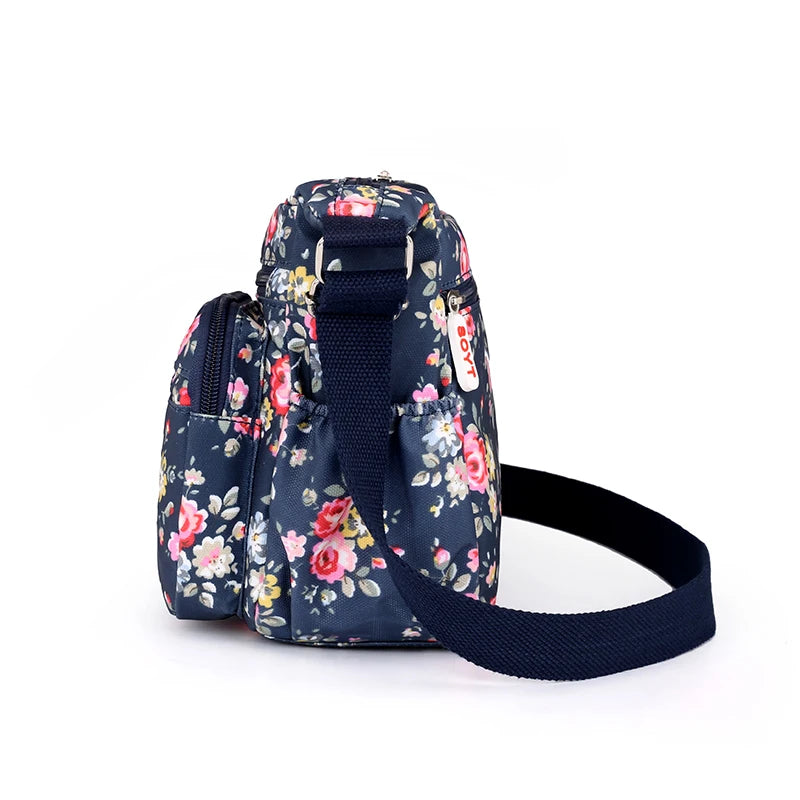 Women's Large Shoulder Bag Crossbody Waterproof Nylon Messenger