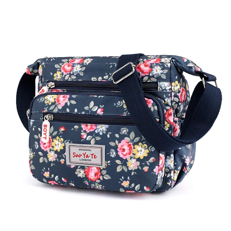 Women's Large Shoulder Bag Crossbody Waterproof Nylon Messenger