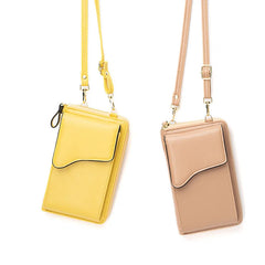 Women's Small Shoulder Bag Handbag Crossbody Phone Pocket PU Leather
