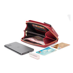 Women's Small Shoulder Bag Handbag Crossbody Phone Pocket PU Leather