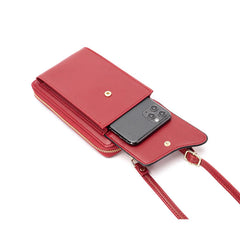 Women's Small Shoulder Bag Handbag Crossbody Phone Pocket PU Leather