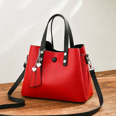 PU Soft Leather Women's Shoulder Bag Messenger Handbag