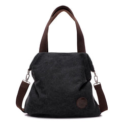 Casual Art Canvas Bag Women Shoulder Messenger Mori Student Big Purse Handbags