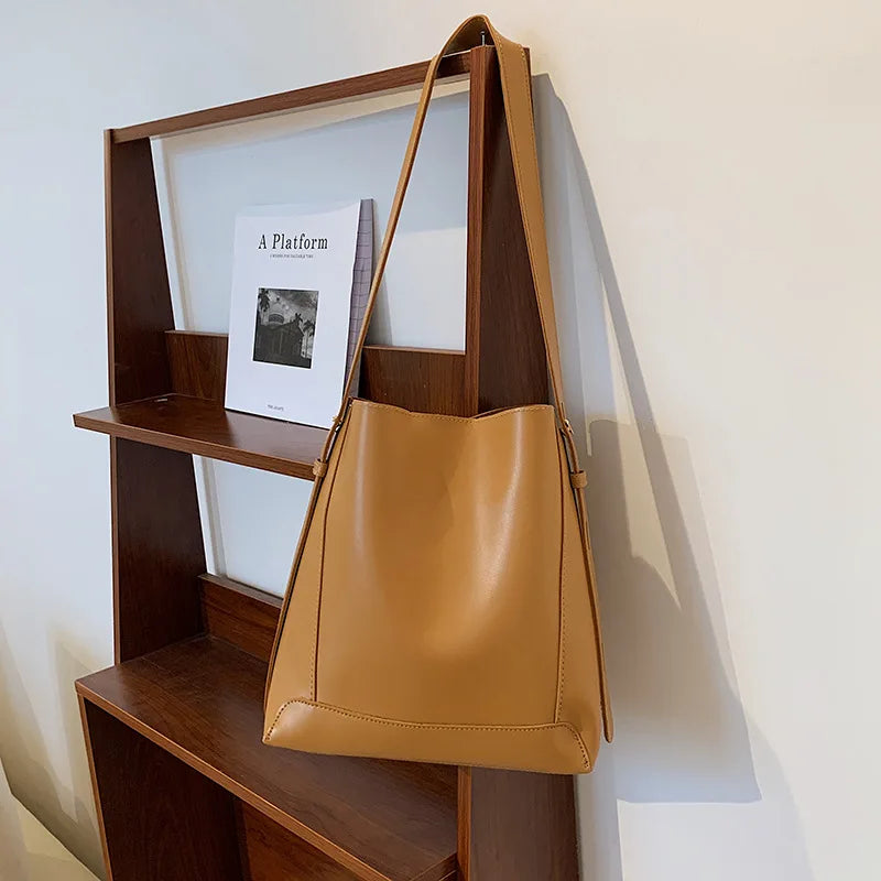 PU Leather Messenger Bag Large Composite Bag Ladies Shoulder Bag